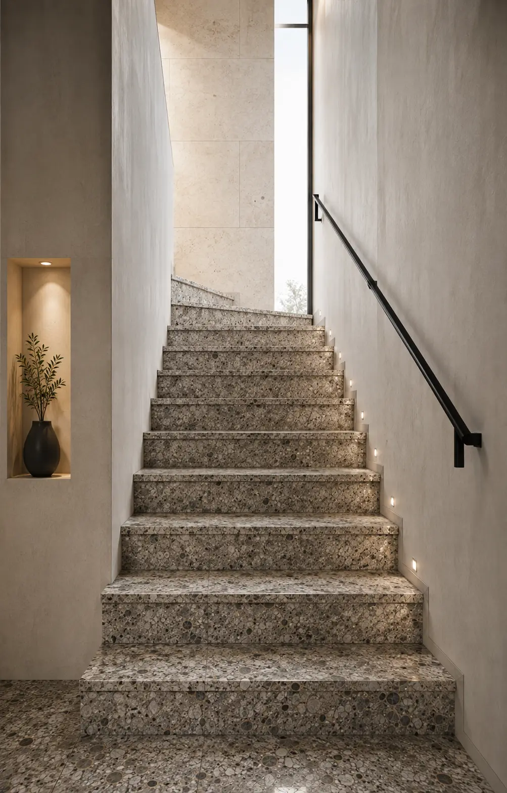Wizualizacja zastosowania kamienia naturalnego w architekturze premium